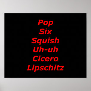 Poster Tango do bloco de células