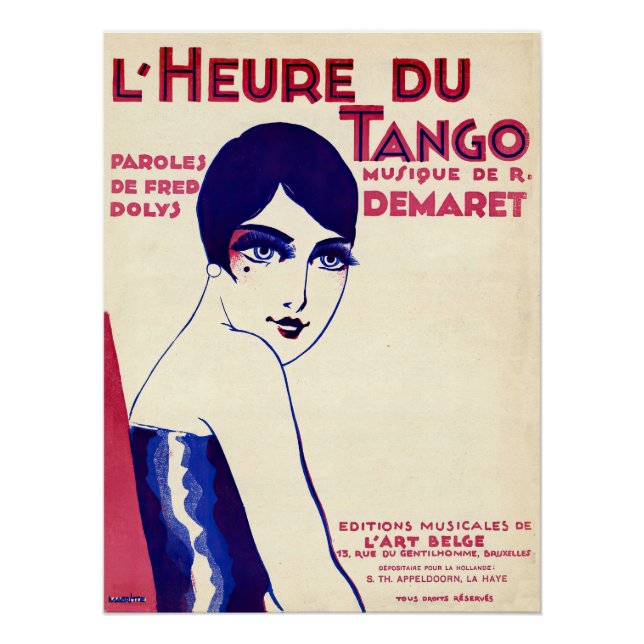 Póster Tango na 1920 (Frente)