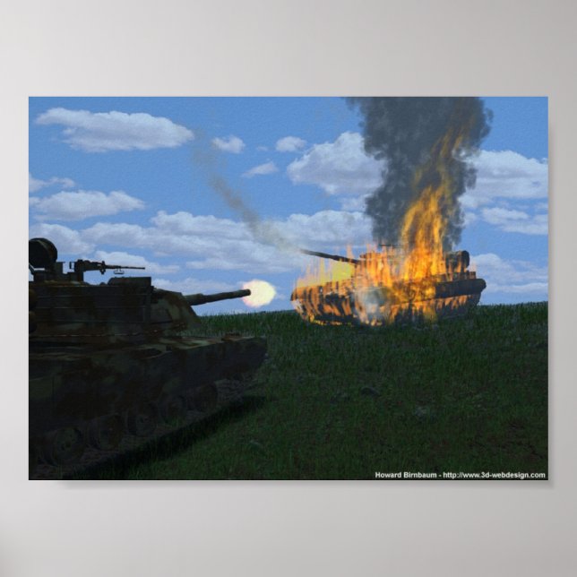 Póster Tank Batalha (Frente)