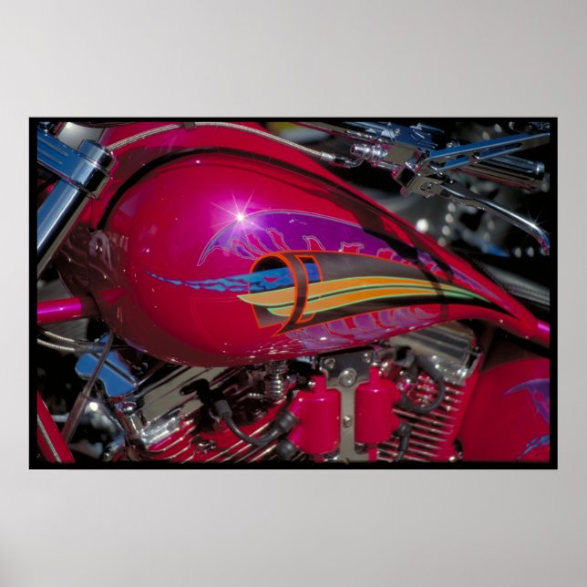 Póster Tanque de combustível personalizado Dakota do Sul (Frente)