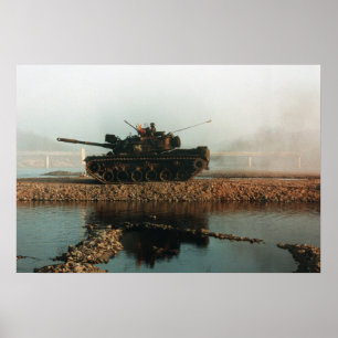 Poster Tanque de guerra de M60 Patton