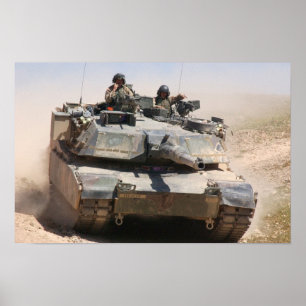 Poster Tanque de M1A1 Abrams