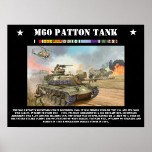 Poster Tanque de M-60 Patton