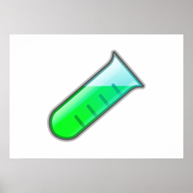 Póster Tanque de Teste de Química (Frente)