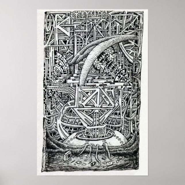 Poster Tanque Tentáculo por Brian Benson (Frente)