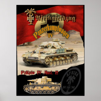 Poster Tanques alemães