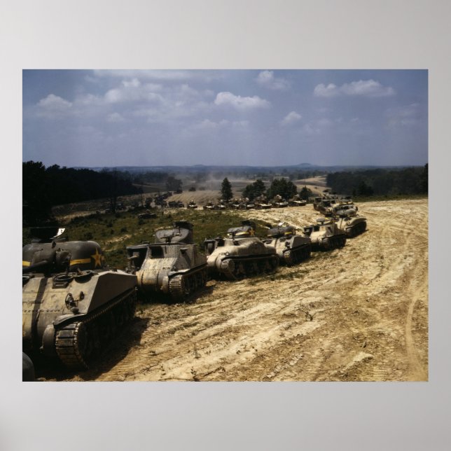 Poster Tanques americanos (Frente)