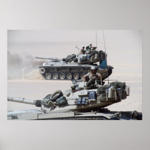 Poster Tanques de guerra de M60 Patton
