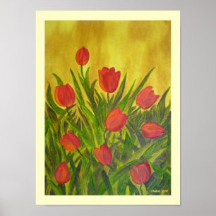 Póster Tantalizando Tulipas!
