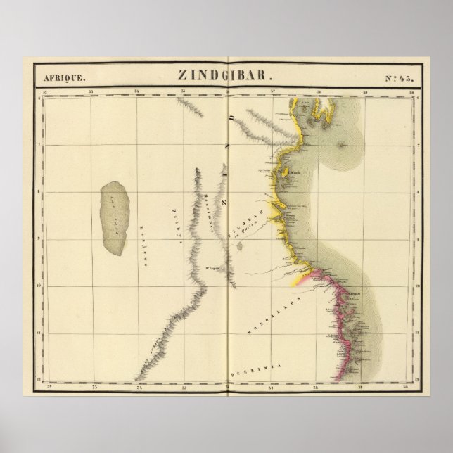 Poster Tanzânia, Moçambique 43 (Frente)