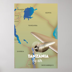Poster Tanzânia por Air