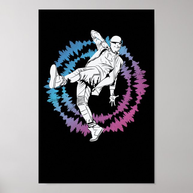 Poster Tanzen Breakdance Beat (Frente)