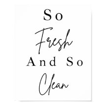 Tão Fresco E Tão Limpo Decência De Parede De Banhe