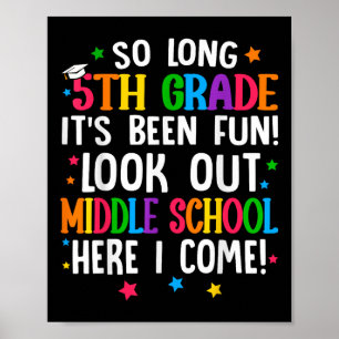 Poster Tão Longa Graduação Do 5 aqui, Eu