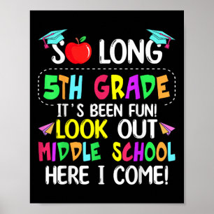 Poster Tão Longa Graduação Do 5 aqui, Eu
