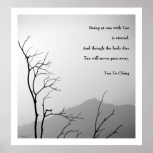 Póster Tao Te Ching No.1/poster