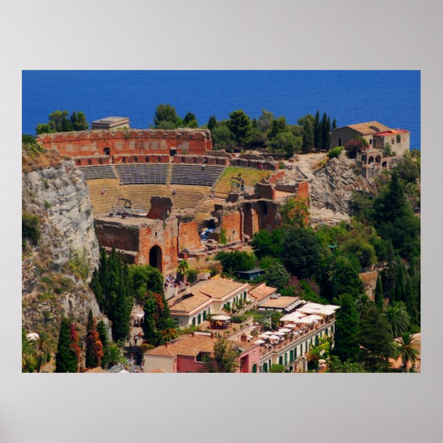 Póster Taormina amphitheater 3 (Frente)