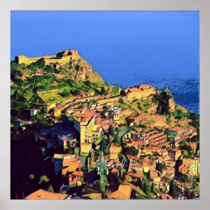 Poster TAORMINA - Sicília -