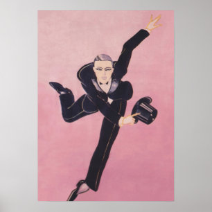Poster Tap Dancer Art Deco Vintage Art