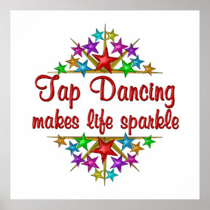 Poster Tap Dancing Sparkles