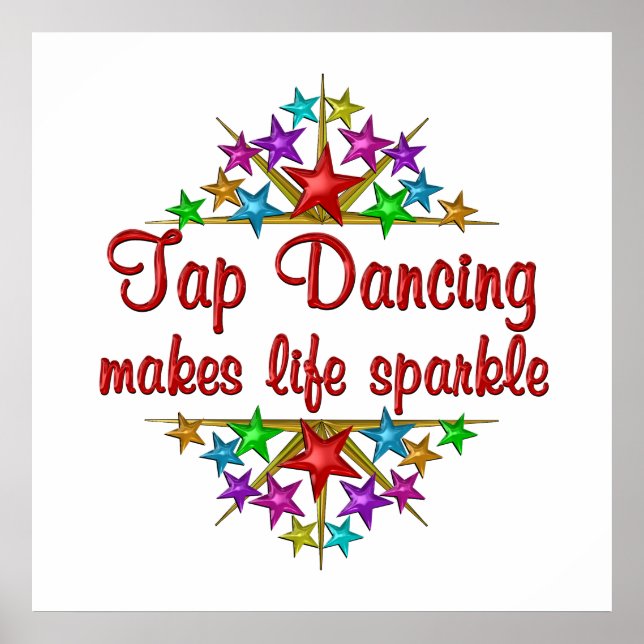 Poster Tap Dancing Sparkles (Frente)