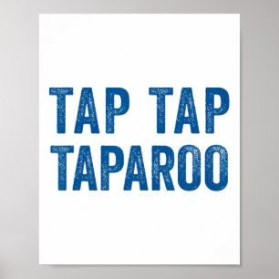 Poster Tap Taparoo Hóquei Citação Motivacional Homens Mul