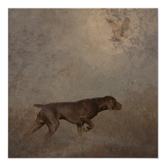 Póster Tapeçaria Alemã de Pontas Curtas (Frente)