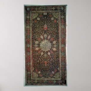 Póster Tapete de Ardabil feito para a mesquita em Ardabil