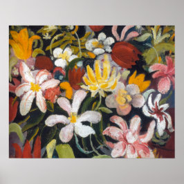 Poster Tapete de Flores | Auguste Macke |