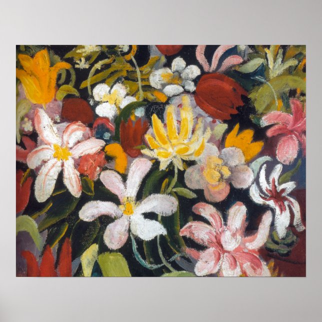 Poster Tapete de Flores | Auguste Macke | (Frente)