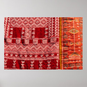 Póster Tapete Vermelho No Mercado