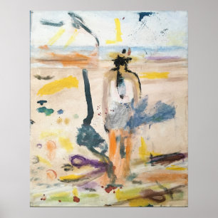 Poster "Tar & Pop em Galveston Beach" Jeff Hankamer