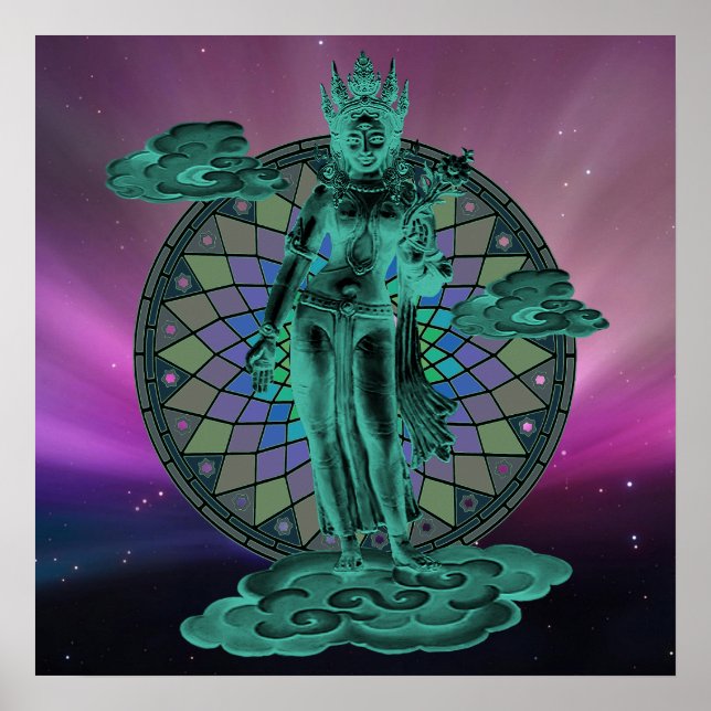 Poster Tara, Deusa da Compaixão (Frente)