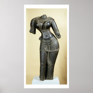 Poster Tara, Nalanda, Bihar, dinastia de Pala (pedra)