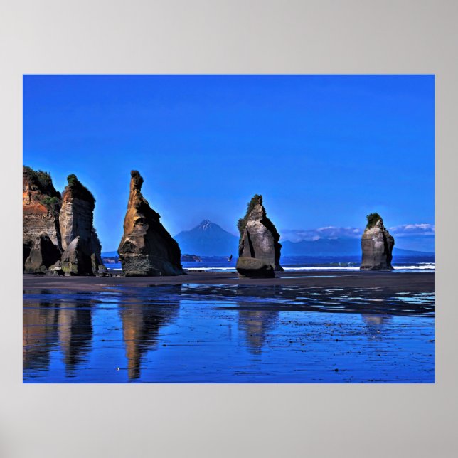 Poster Taranaki e as Três Irmãs (Frente)