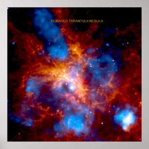 Poster Tarantula Nebula 30 Doradus Valor