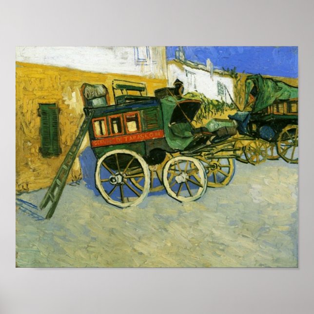 Poster Tarascon Diligence Van Gogh Fine Art (Frente)
