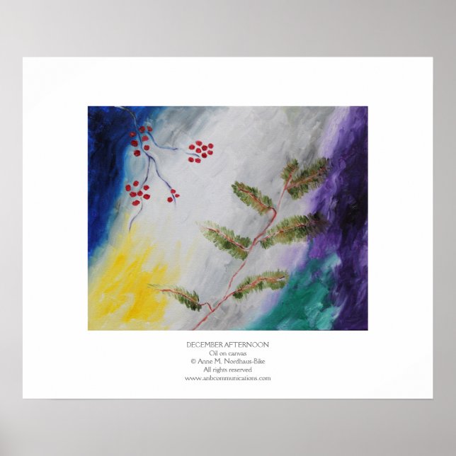 Póster Tarde de dezembro (Frente)