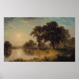Poster Tarde de Verão (1865) - Asher Brown Durand