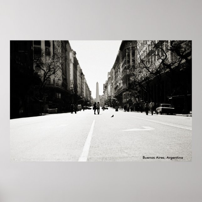 Póster Tarde de Verão em Buenos Aires (Frente)