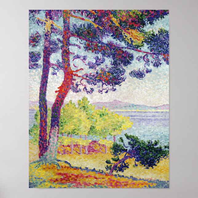 Póster Tarde em Pardigon, Var, 1907 (Frente)