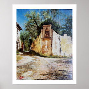Póster TARDE EM RIMAGGIO / Vista da Toscana