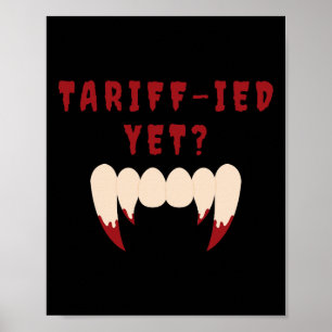 Poster Tarifa Engraçada-mente Aterradora Tarifa Anti-trum