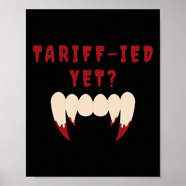 Poster Tarifa Engraçada-mente Aterradora Tarifa Anti-trum (Frente)