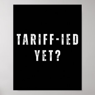 Poster Tarifa Engraçada-mente Aterrorizada Tarifas Anti-t