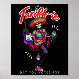 Poster Tarifa Isso Votando Nele Anti Trump Tarifas São Pé