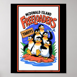 Poster Tarifas de Injustiça Política Engraçadas Mcdonald 