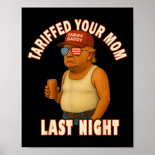 Poster Tarifou seu Pai de Tarifa Engraçado para a sua mãe