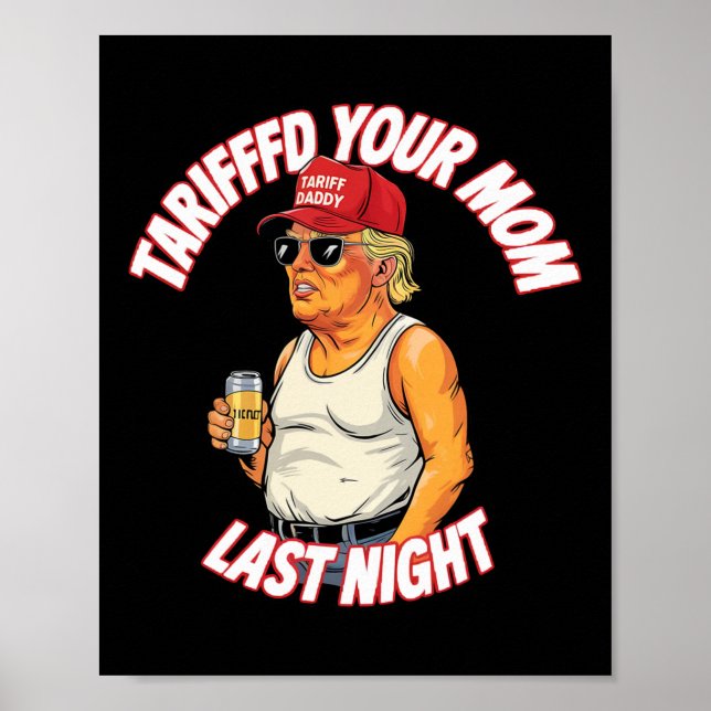 Poster Tarifou Sua Mãe Ontem À Noite Encantada (Frente)