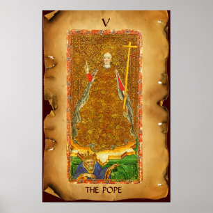 PÓSTER TARORES DE RENASCIMENTO ANTICOS V / POPE